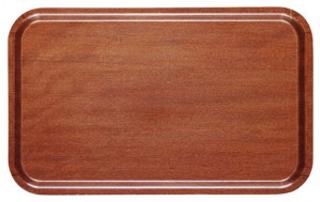 Bricka mahogny 53x33cm