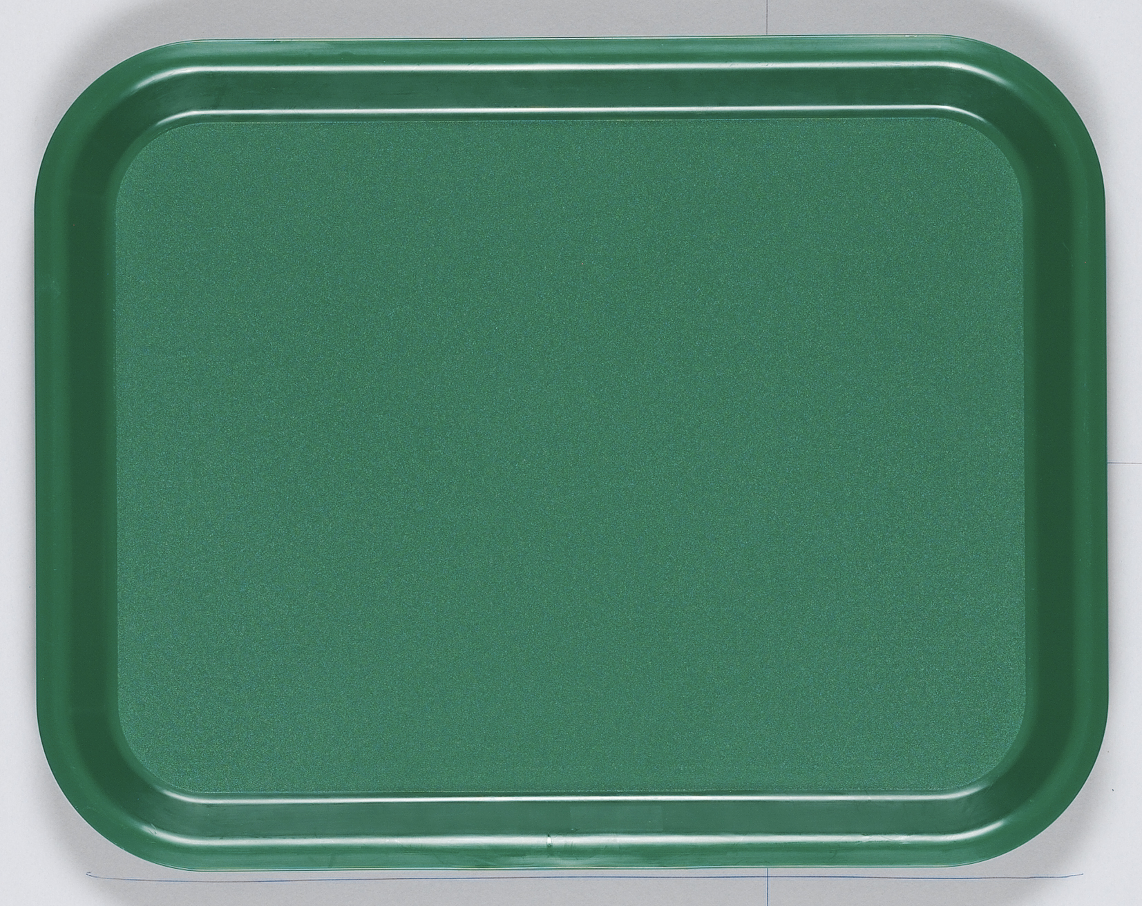 Bricka plast grön 36x28cm