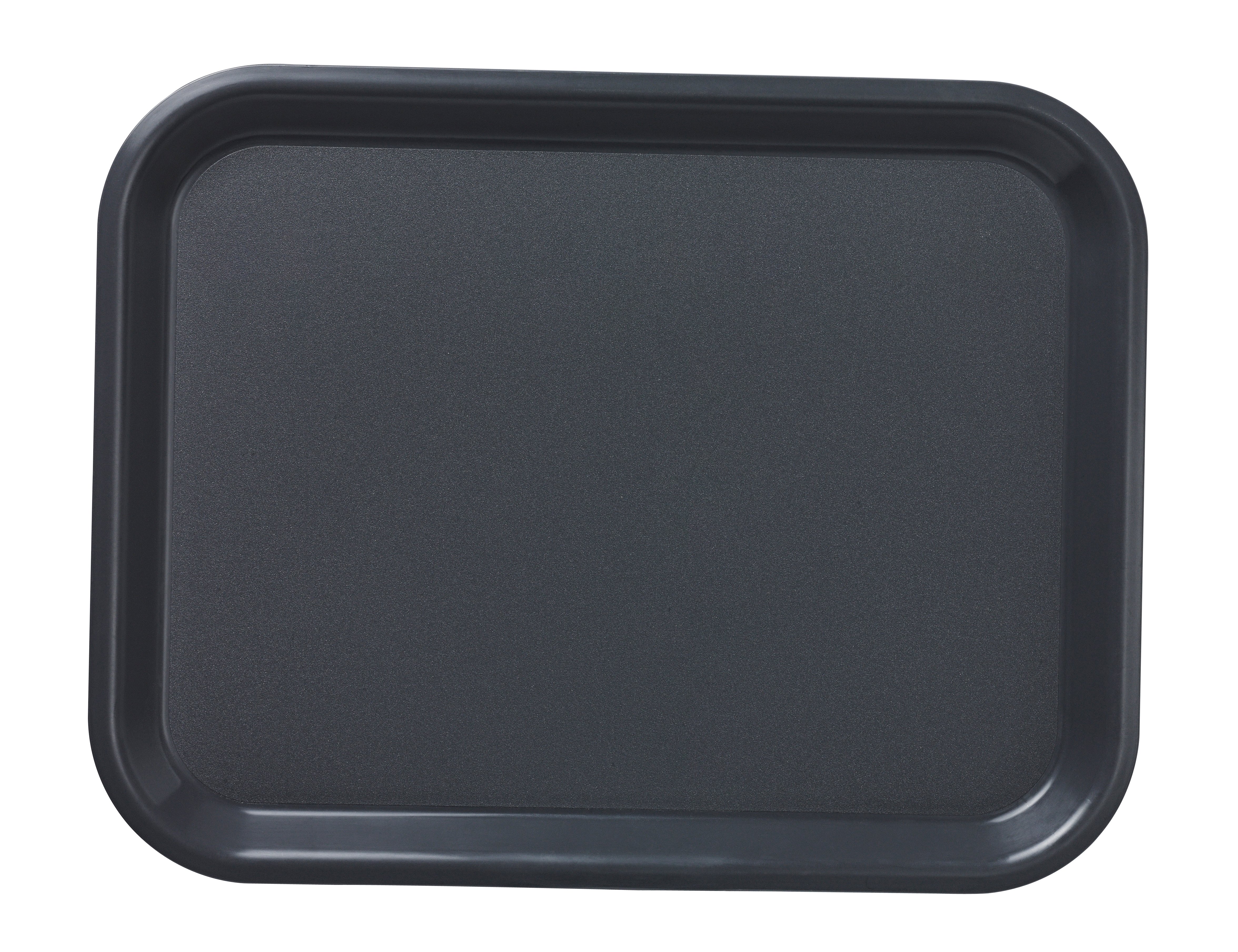 Bricka plast mörkgrå 36x28cm