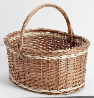 Korg Oval med Handtag 44x31x21(38)cm