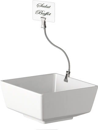 Menyhållare Böjbar 12cm