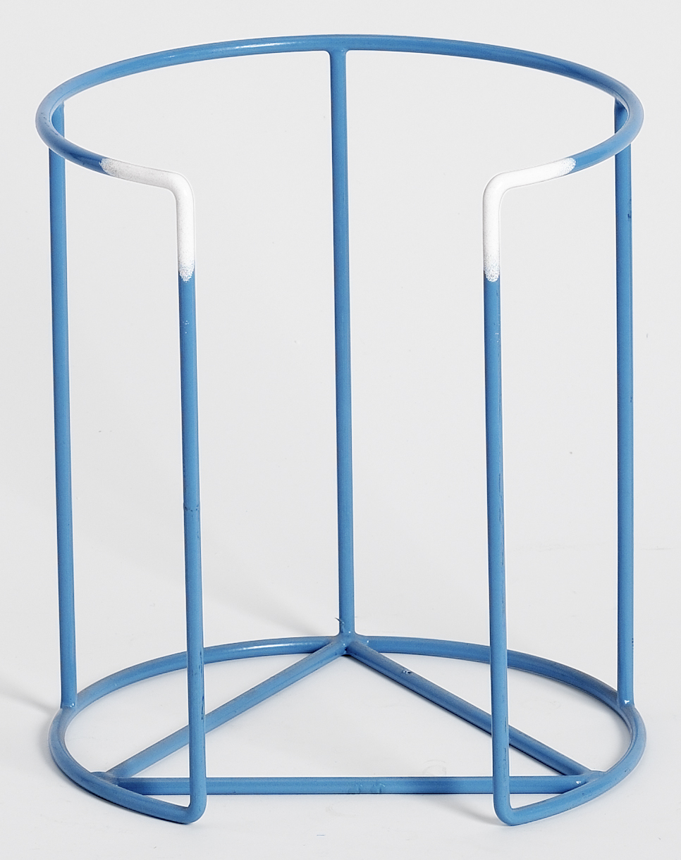 Tallrikskassett Ø25 vit höjd 30cm