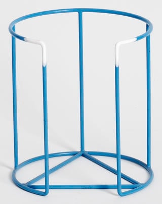 Tallrikskassett Ø25 vit höjd 30cm