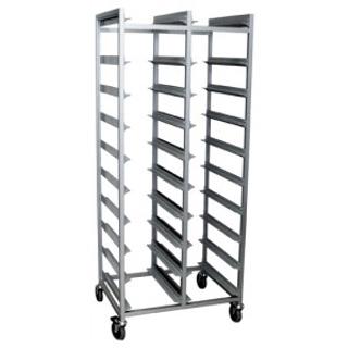 Brickvagn 2x10 Brickor 43x33cm alu 75,6x50x160cm