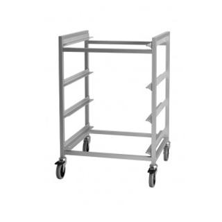 Korgvagn Rostfri Gejdrar för 4st 50x50cm
55,9x50x91,4cm