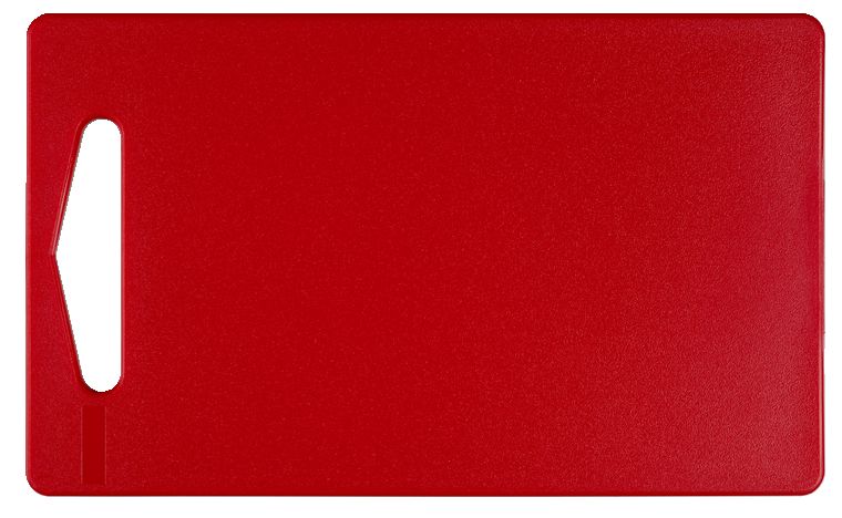 Skärbräda röd 25x15x0,7