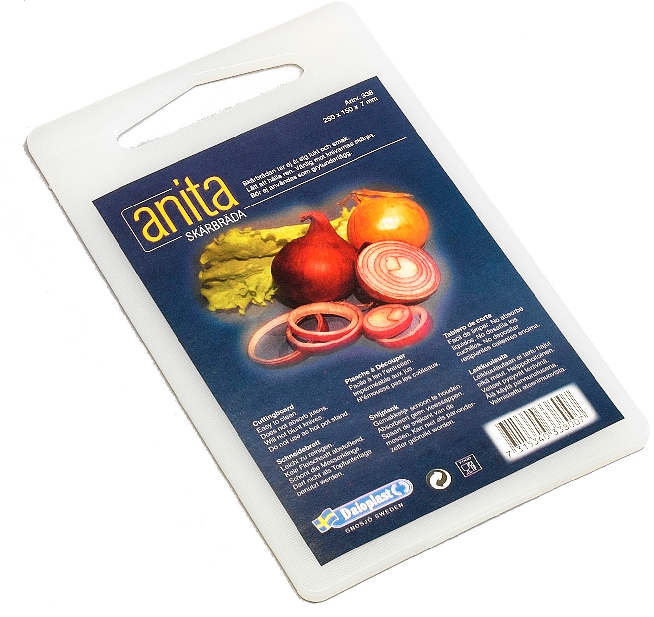 Skärbräda 25x15x0,7cm