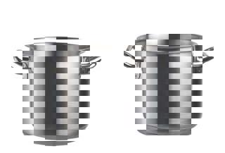 Kittel mellan utan lock rostfri Ø36cm h23cm 23L