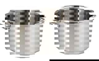 Kittel låg utan lock rostfri Ø28cm h13cm 8L