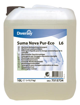 Maskindiskmedel flytande alkaliskt 10L Suma Nova
L6 Pur-Eco