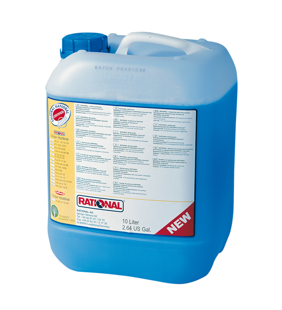 Sköljmedel Clean Jet 10L