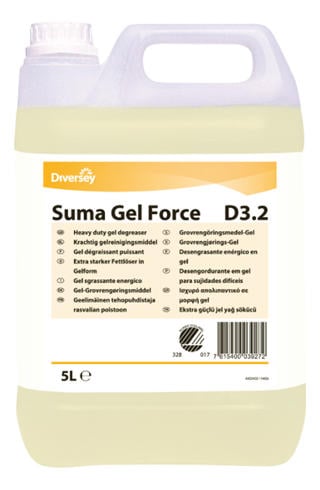 Grovrengöringsmedel gelform 5L Suma Gel Force
D3.2 högalkaliskt