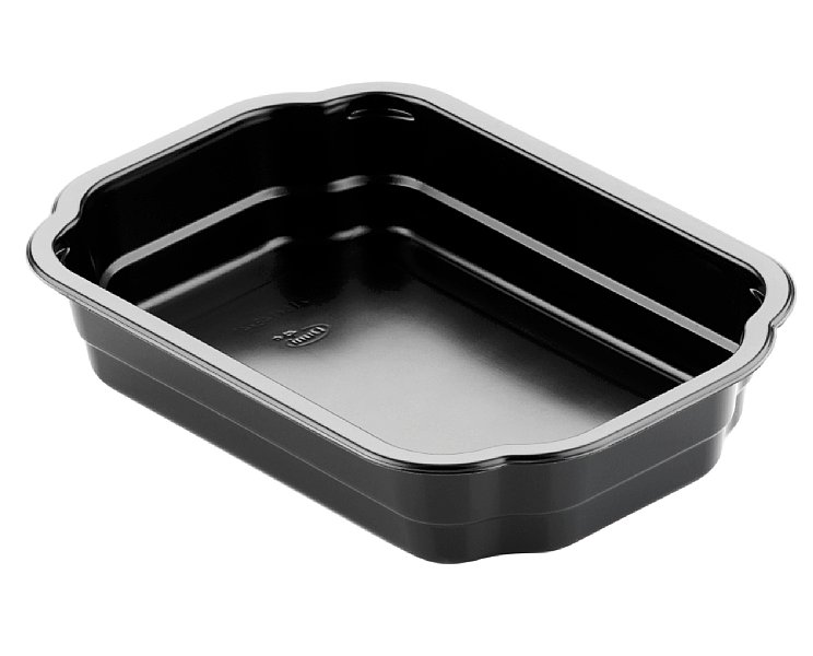 Form PP Take Away Duniform 1-fack rektangulärt
900ml  215x148x41mm svart