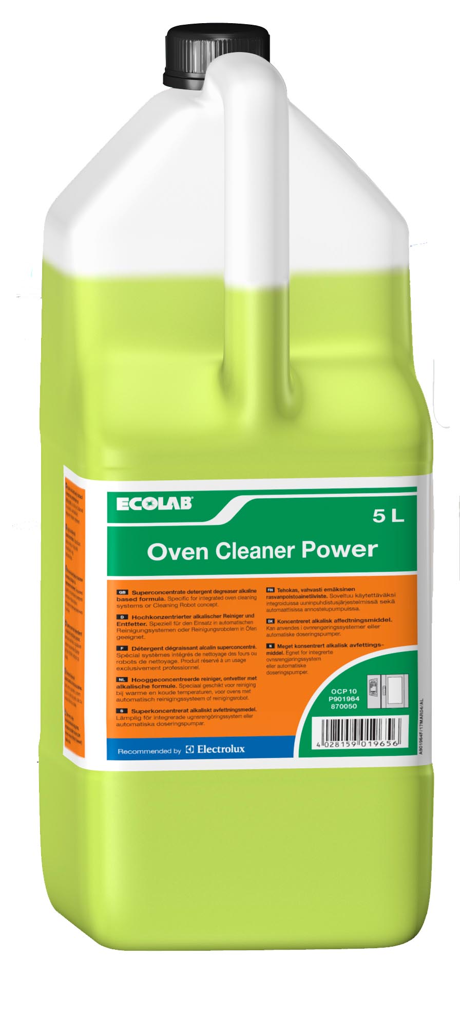Rengöringsmedel automatiska rengöringssystem 5L
Oven Cleaner Power