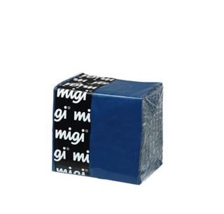 Servett 1/4-vikt 3-lag 33x33cm Mörkblå