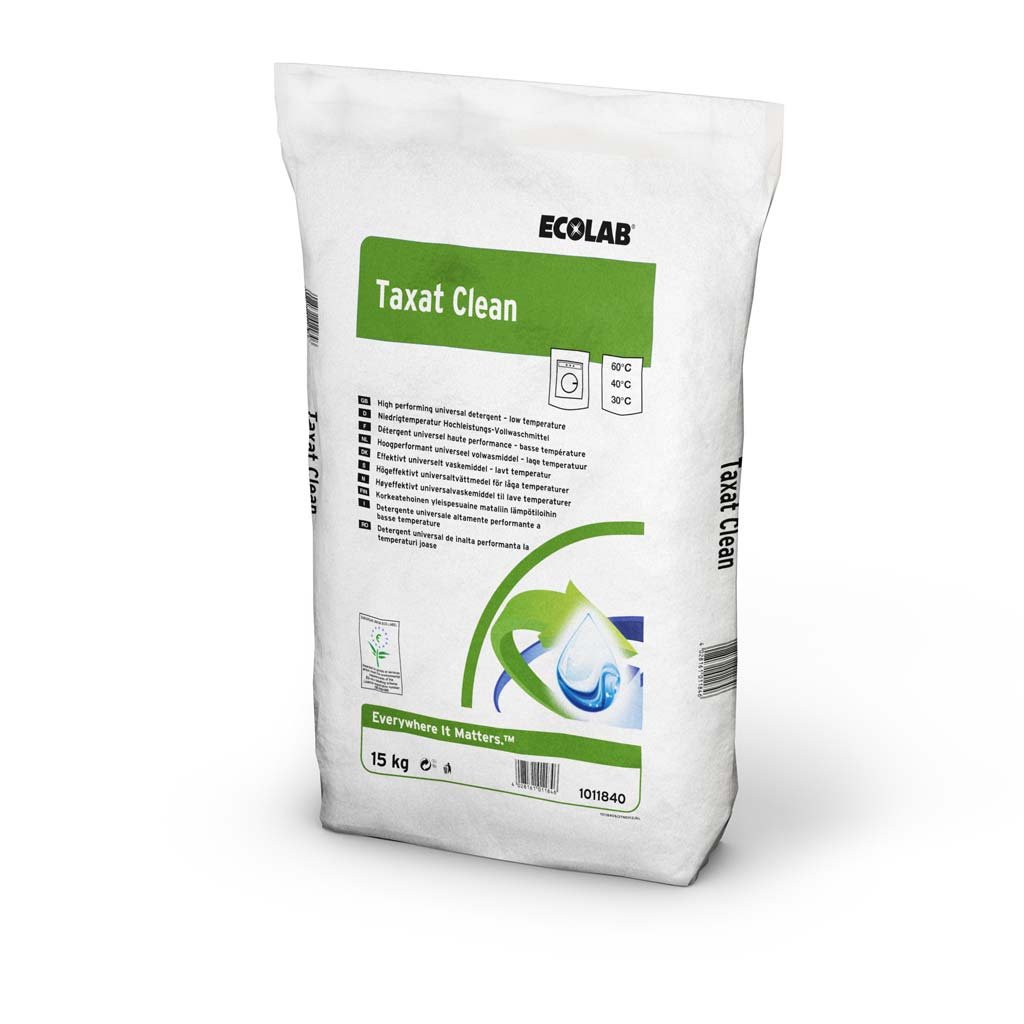 Tvättmedel pulver alltvättmedel 15kg Taxat Clean