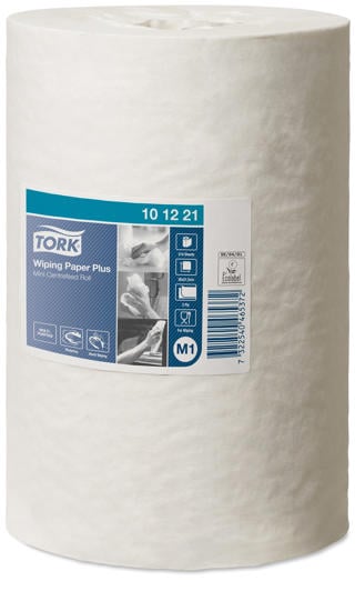 Avtorkningspapper Plus M1 2-lags Centrummatad Vit