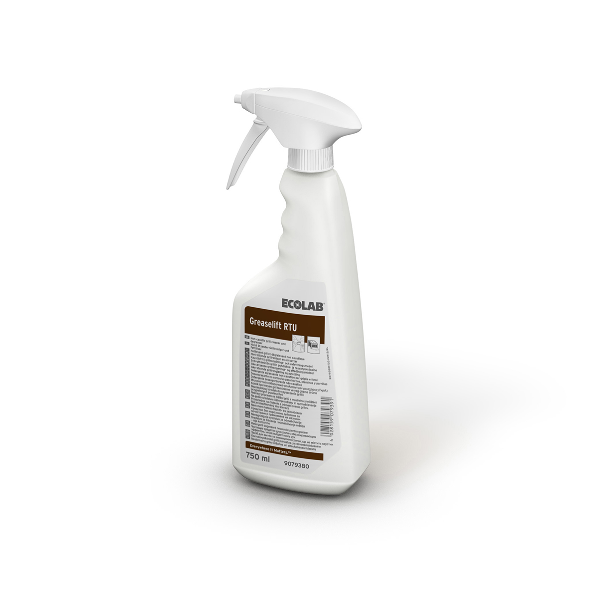 Ugn- och grillrengöringsmedel spray 750ml
Greaselift RTU.
