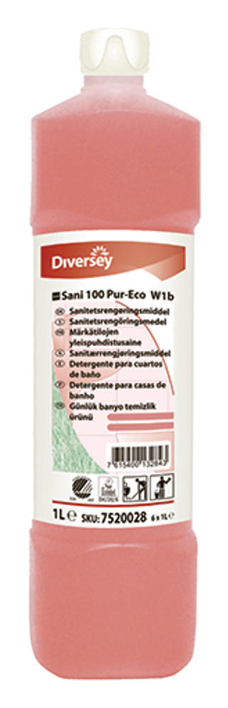 Rengöringsmedel alkaliskt 1L Sani 100 Pur-Eco