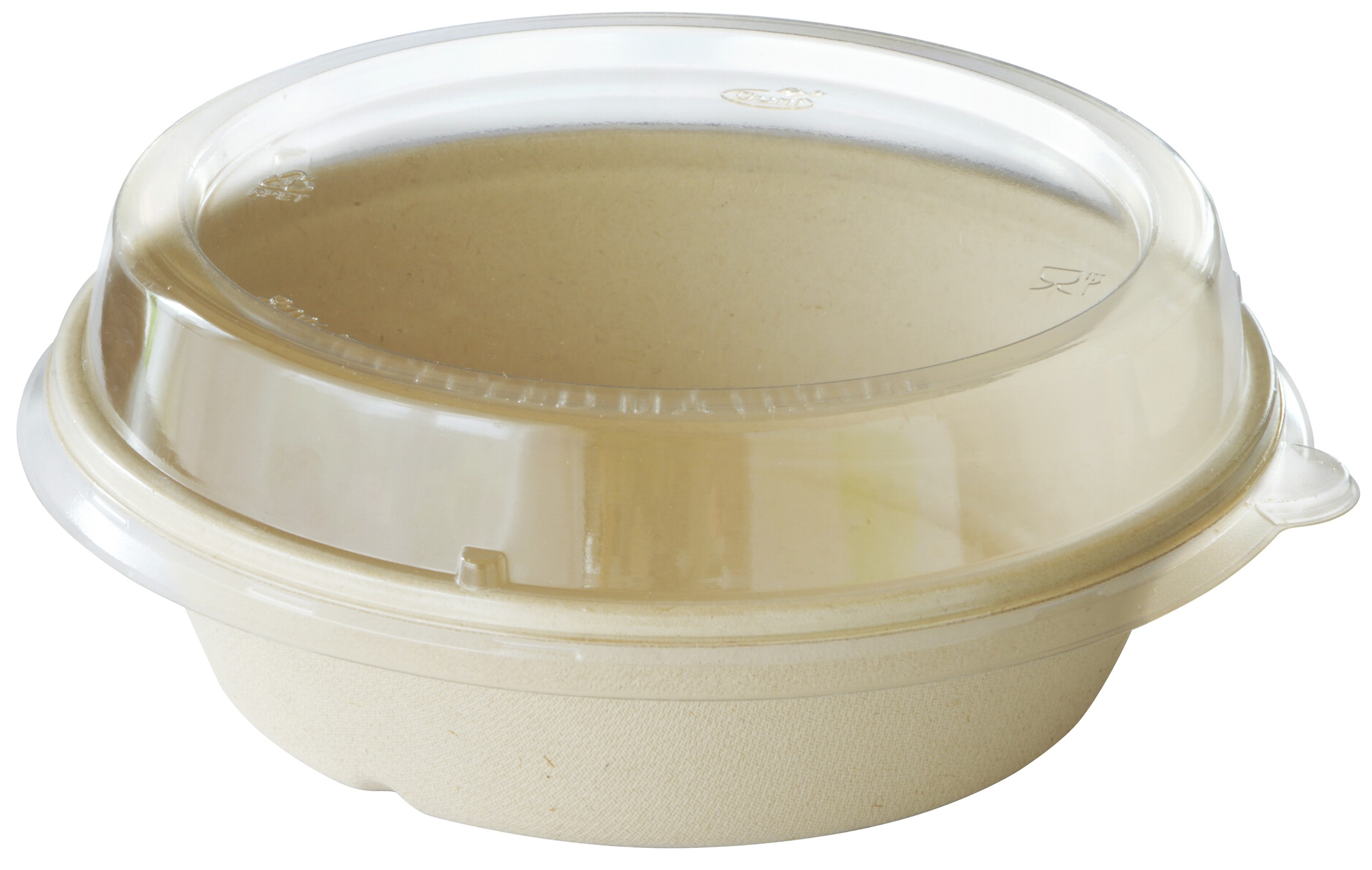 Skål bagasse brun 900