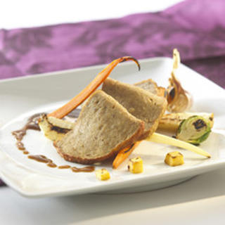 Köttfärslimpa skivad stekt