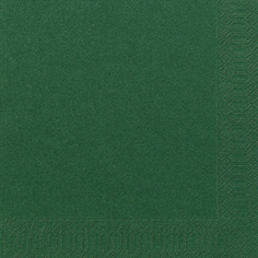 Servett 1/4-vikt 3-lag 33x33cm Mörkgrön