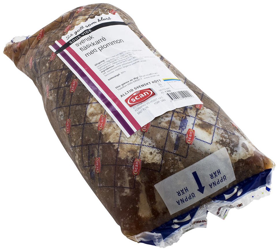 Fläskkarre med plommonsmak sousvide