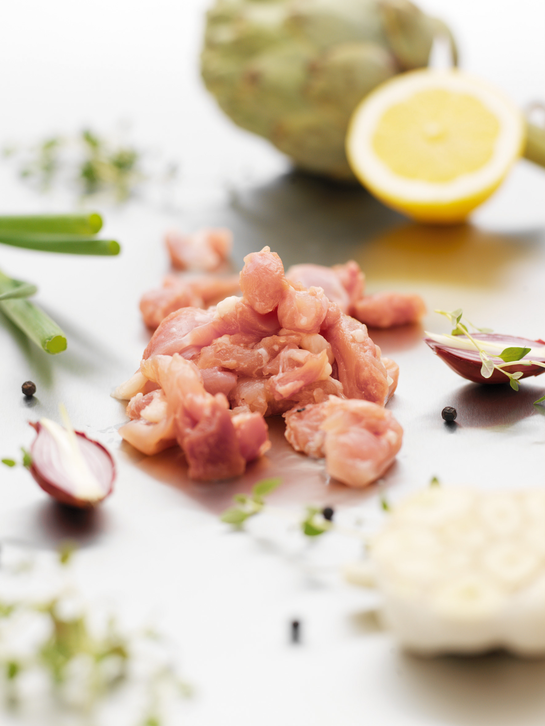 Kycklinglårkött Strimlat