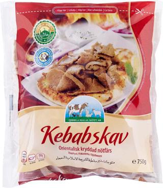 Kebabskav Nöt Halal EU