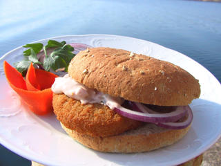 Fiskburgare av Torsk Panerad Förstekt 80g MSC