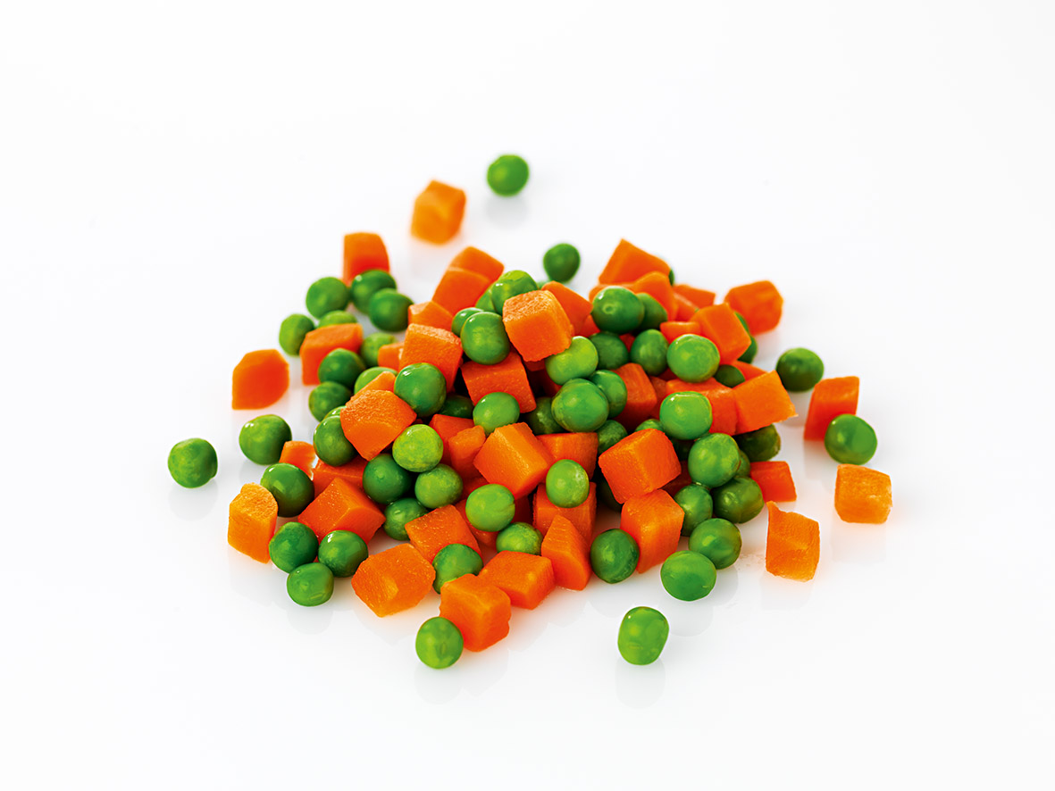 Ärtor & Morötter Tärnade