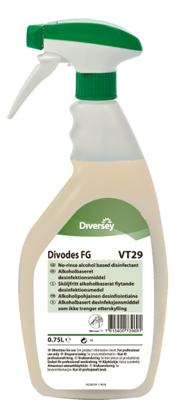 Desinfektionsmedel 750ml Divodes FG VT29