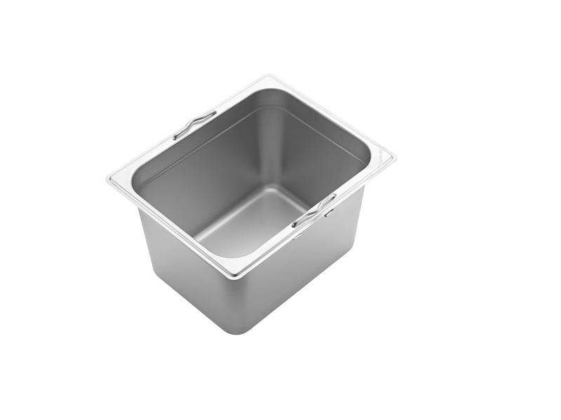 Kantin med Handtag Rostfri GN 1/2x200mm