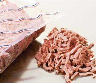 Fläskkött rökt strimlad
