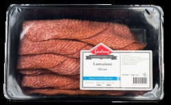 Lantsalami skivad tråg