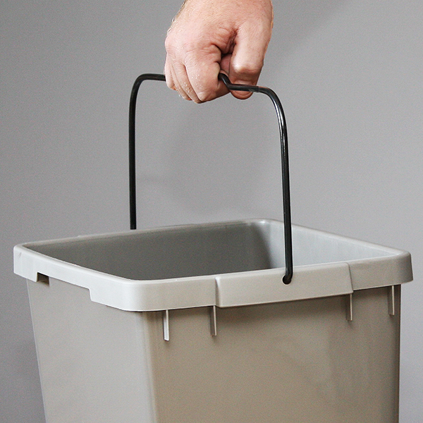 Handtag, grepe, till sorteringsbox