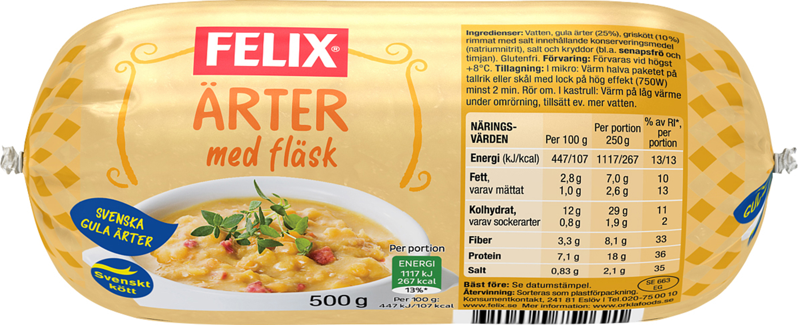 Ärtsoppa med Fläsk