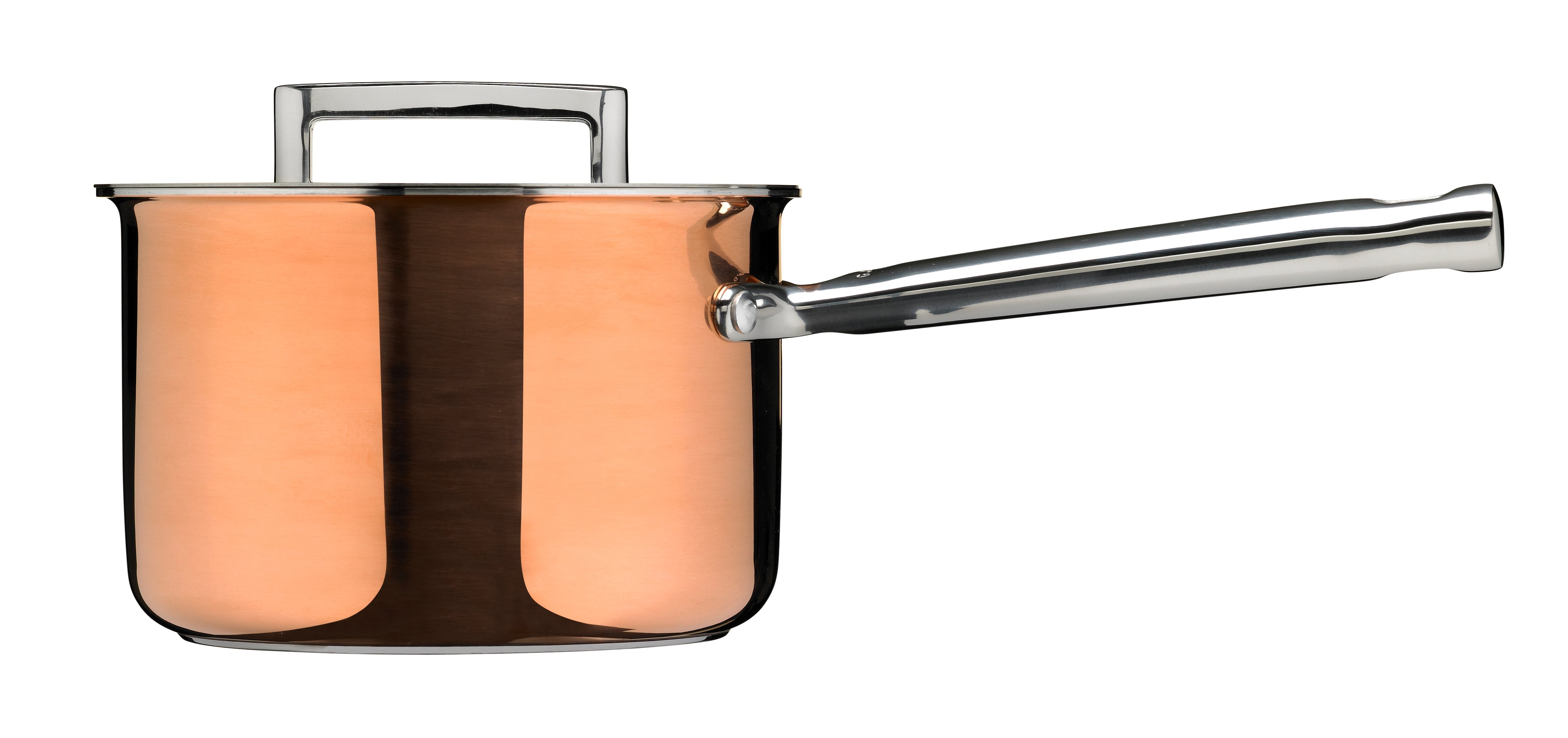 Kastrull 3-lager Rostfri Koppar 2,2L