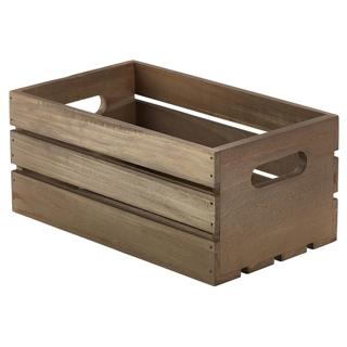 Trälåda brun 27x16x12cm