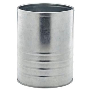 Konservburk galvat stål Ø11cm h14cm