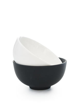 Skål svart porslin Ø9cm 15cl