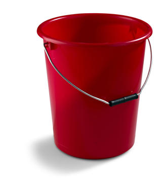 Hink plast röd 12L