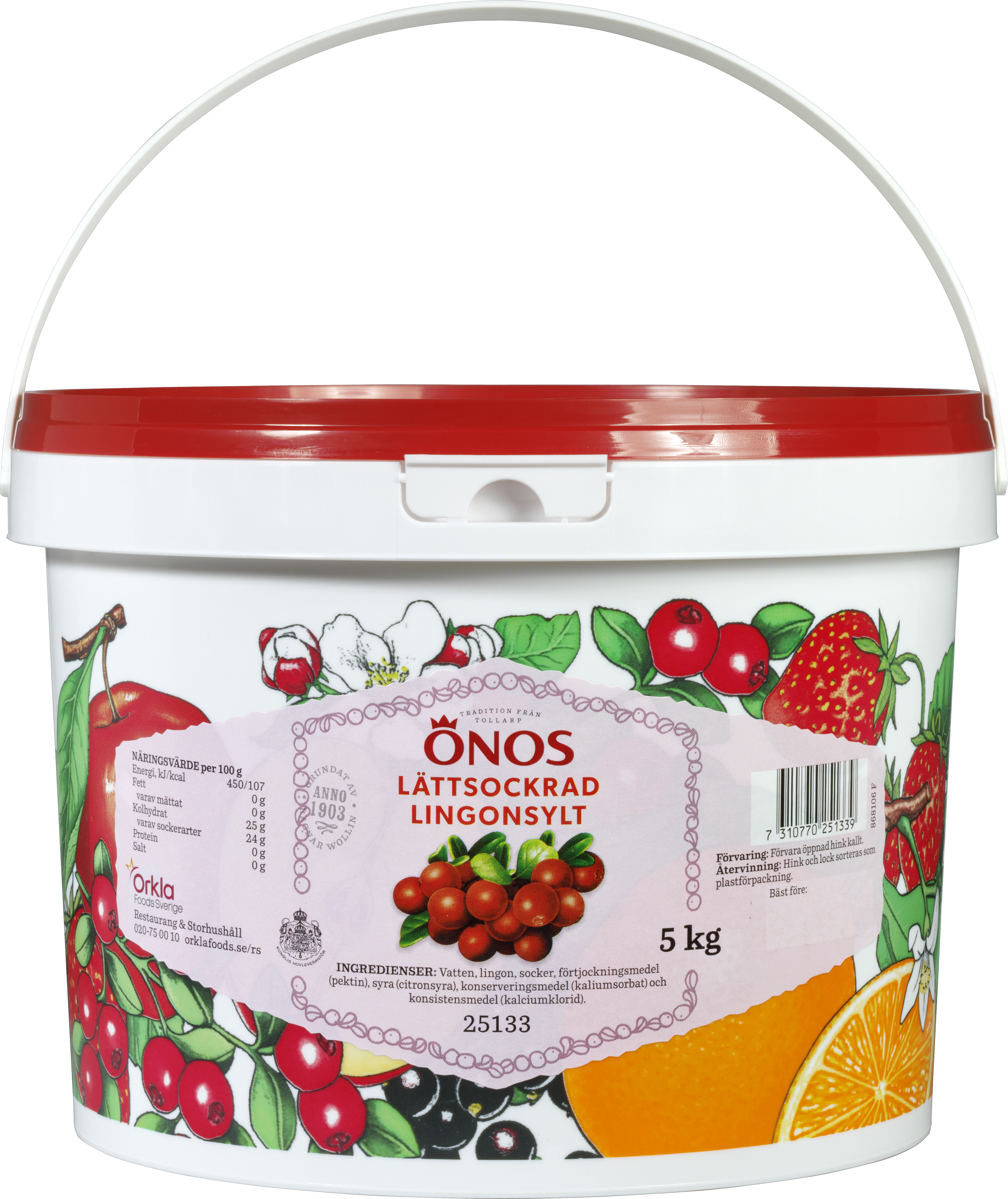 Lingonsylt Lättsockrad