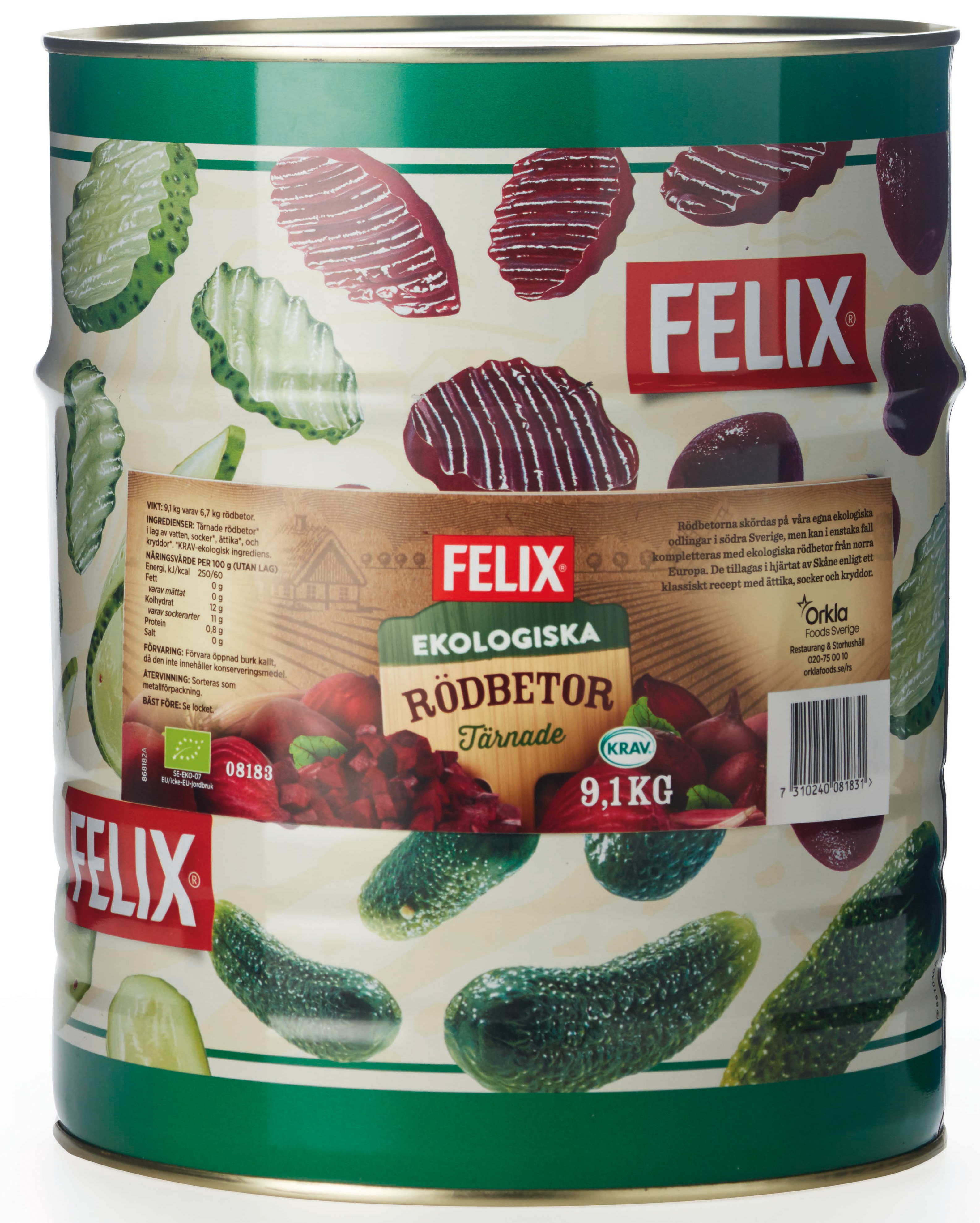 Rödbetor Tärnade EKO KRAV