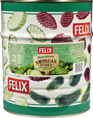 Smörgåsgurka Tunnskivad