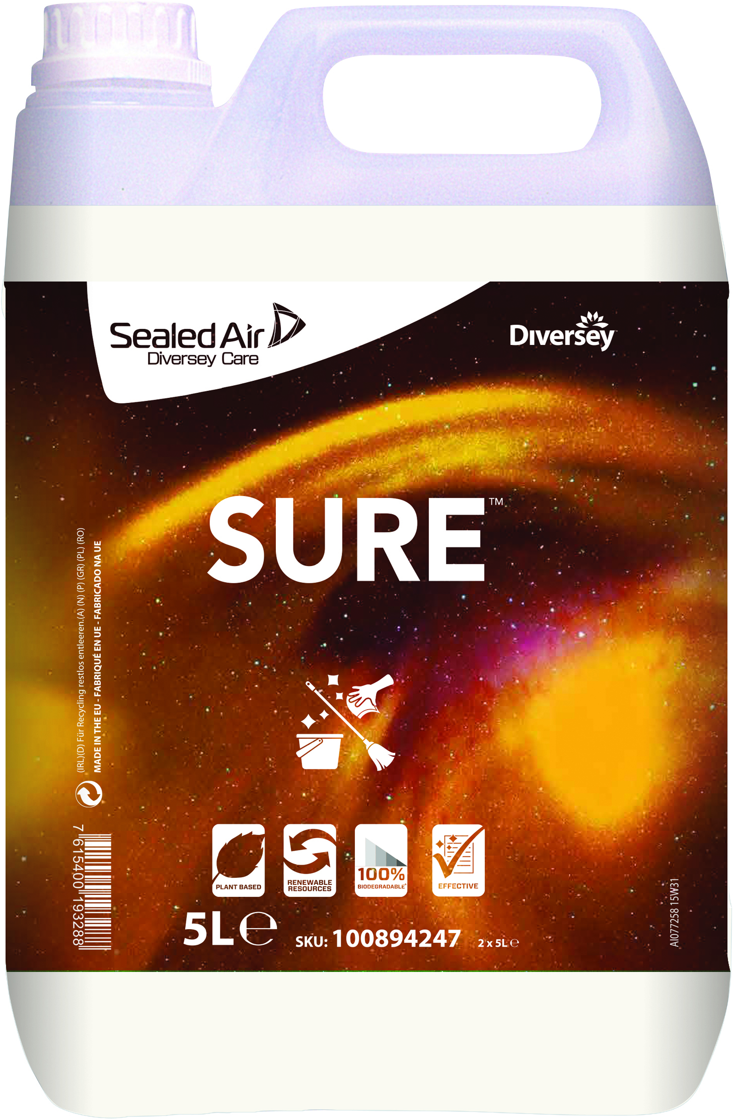 Grovrengöringsmedel extra kraftfullt 5L SURE
Cleaner & Degrease