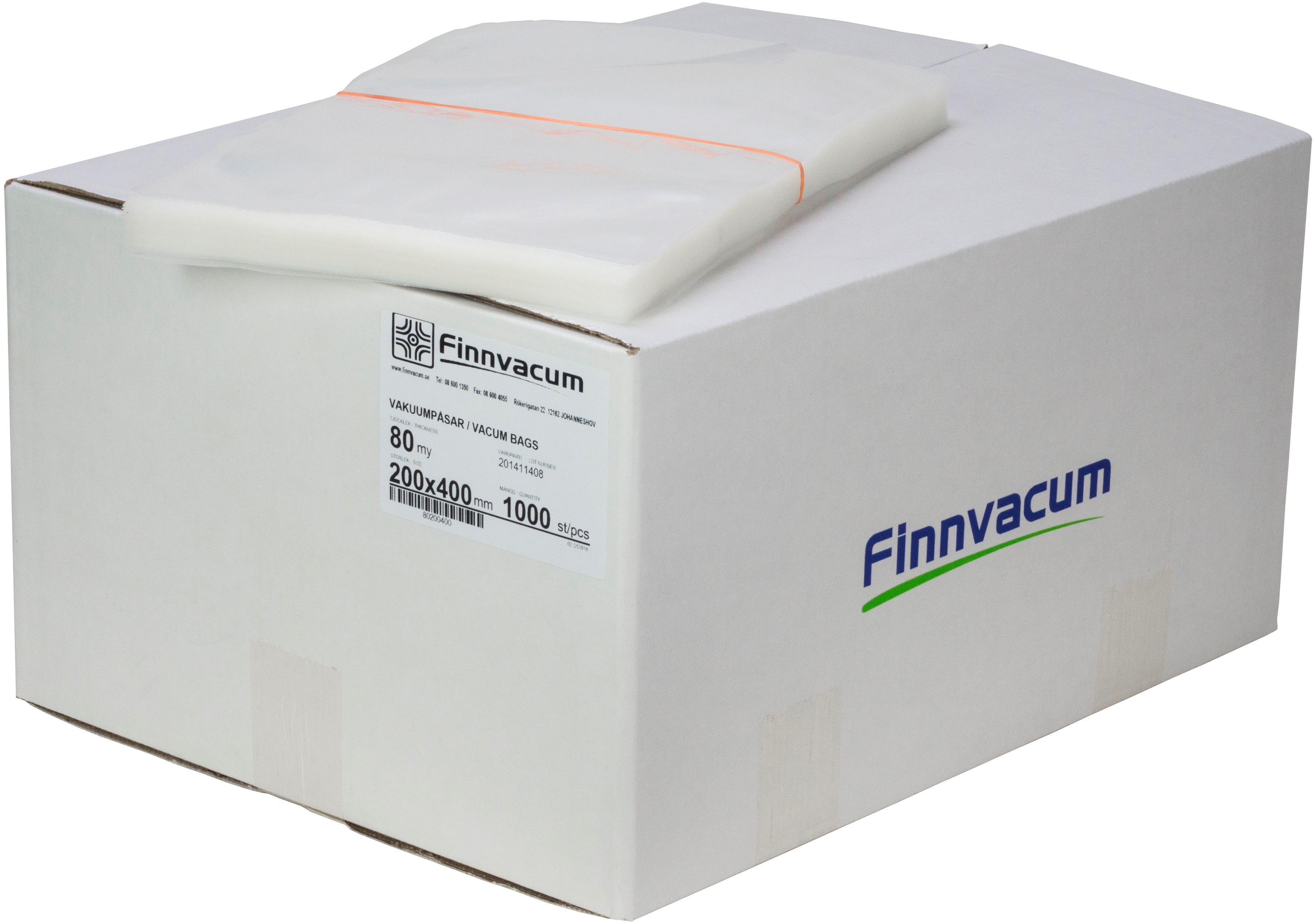 Vakuumpåsar 300x400mm 80my