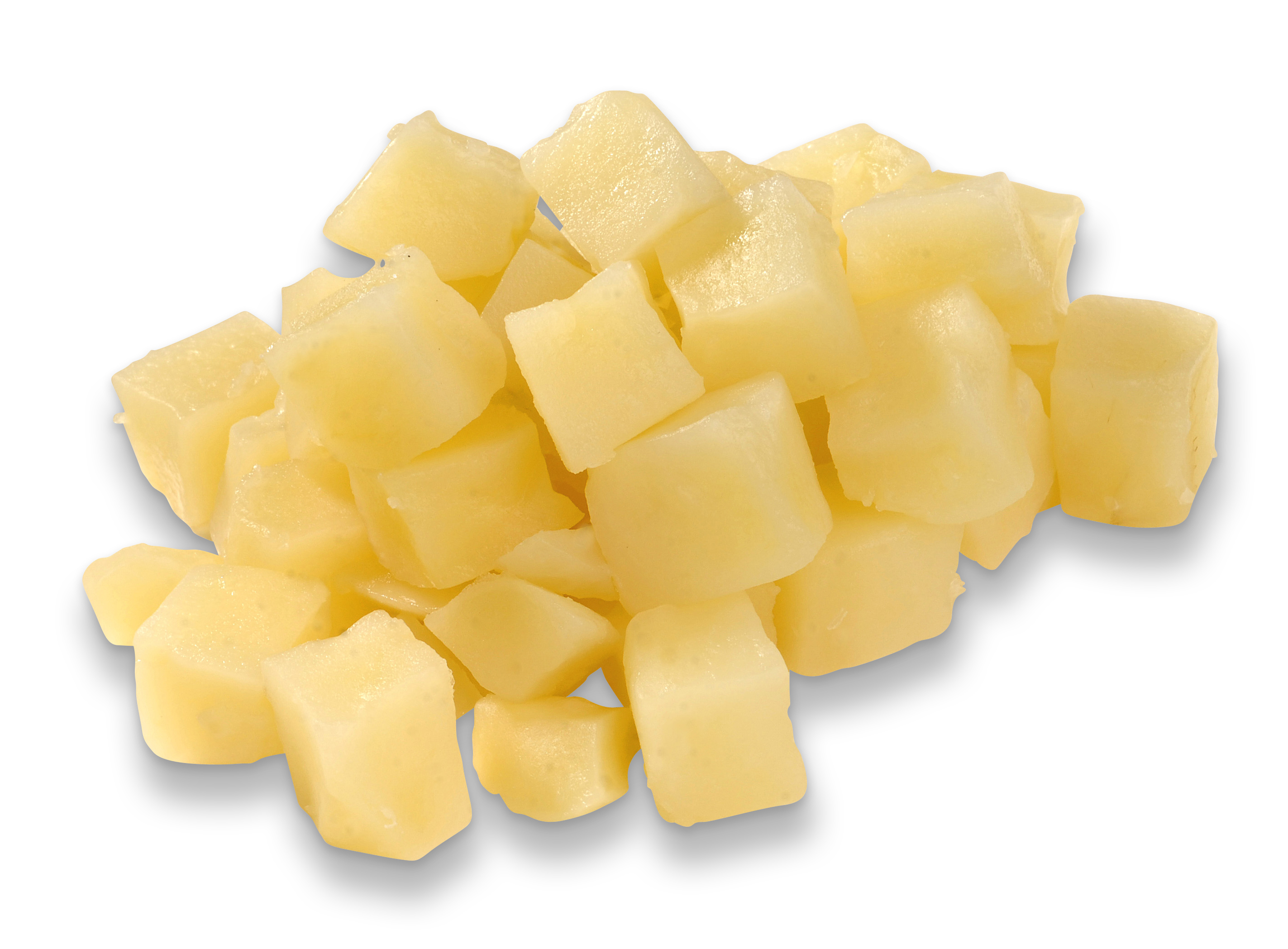 Potatis Tärnad Förkokt