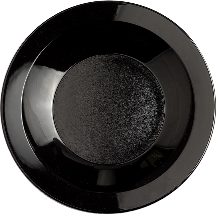 Progress Tallrik Djup Svart Ø24cm