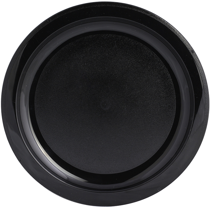 Progress Tallrik Flat Svart Ø24cm